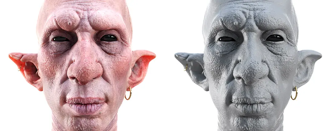 Displacement from ZBrush