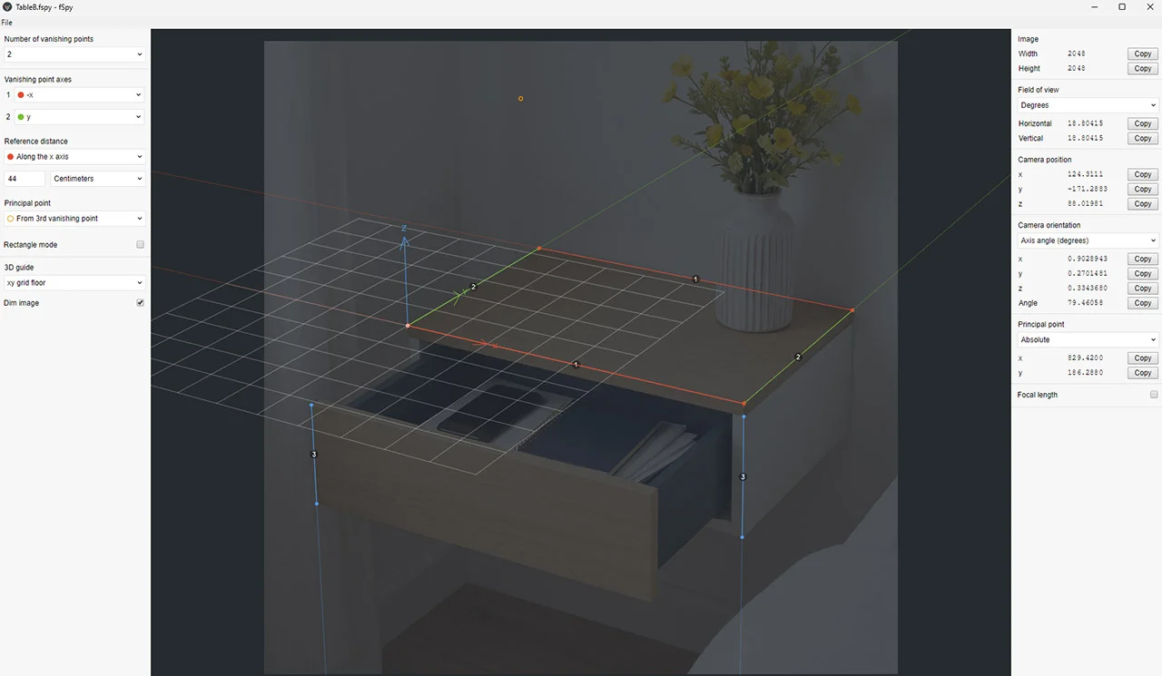 fSpy UI